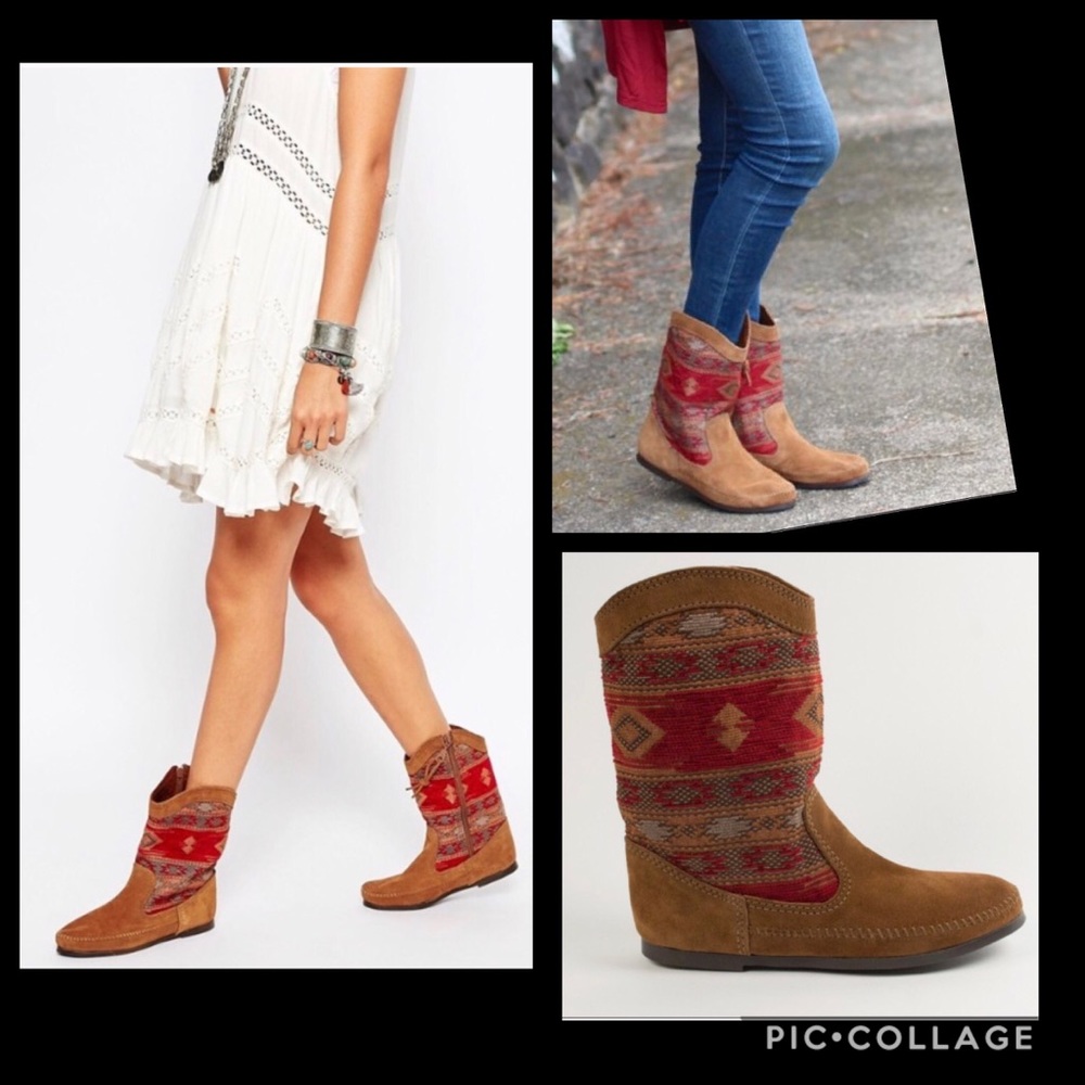 ✔️Minnetonka Baja Suede/Leather Boots✔️ Size 6